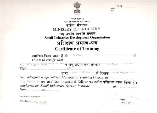 Specialised Managerial Training