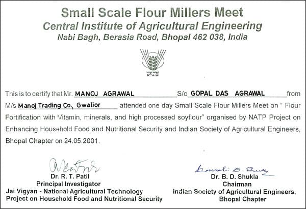 Small Scale Flour Millers Meet, Flour Fortification with Soyflour